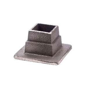  Iron 1 1/4inch SQUARE TUBE SOCKETS   CAST