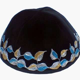  Kippah Velvet   Handpainted 76