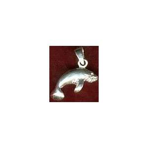   Stone Silver & Gold Jewelry   Manatee (Silver) 1.3 grams Beauty