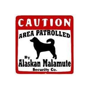  Area Patrolled by Alaskan Malamute Sign