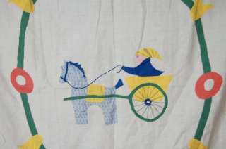   hand embroidered accents. The horse even has a little ruffle mane