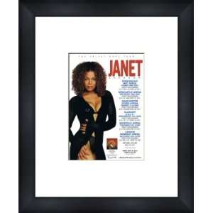  JANET JACKSON Velvet Rope UK Tour 1998   Custom Framed 