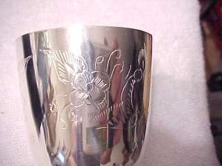 SETS 6 NEW 50S VICTORIAN STYLE SILVER PLATED GOBLETS  