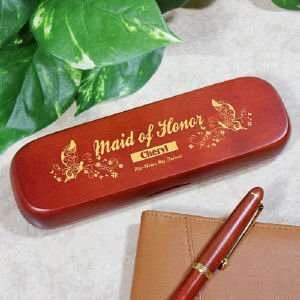  Personalized Maid of Honor Pen Set