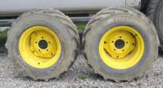   Tru Power Lawn Tractor Tires 23 x 10.50 12 on John Deere Rims  