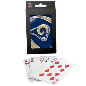   . Louis Rams Team Logo Vortex Design Playing Cards