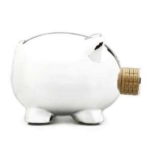  PORK Knox mini SILVER PIG piggy bank KIDS allowance NEW 