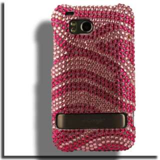   Diamond Case for HTC ThunderBolt Cover A Verizon Pink Skin Faceplate