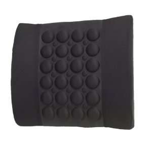  Lumbar Support Ergonomic Style Back Cushion   Black 