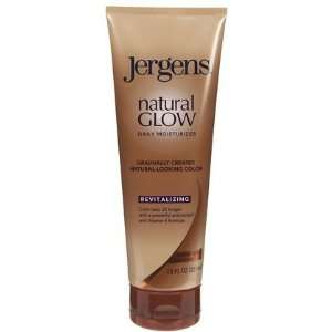 Jergens Revitalizing Body Moisturizer, Medium to Tan, 7.5 oz (Quantity 