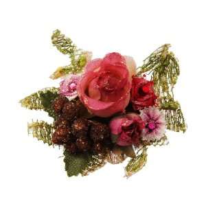  Michal Negrin Glamorous Flowers Bouquet Brooch Ornate with 
