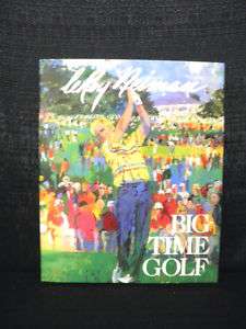 LeRoy Neiman Signed Big Time Golf Hard Cover Book JSA 9780810936669 