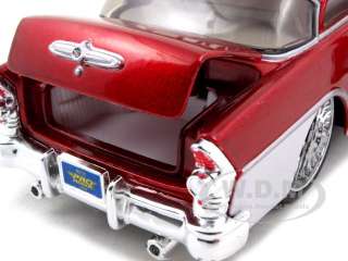1955 BUICK CENTURY RED/WHITE 126 DIECAST MODEL CAR  