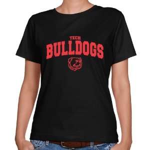  Louisiana Tech Bulldogs Ladies Black Logo Arch Classic Fit 