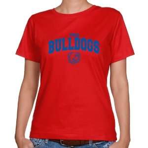  NCAA Louisiana Tech Bulldogs Ladies Red Logo Arch Classic 