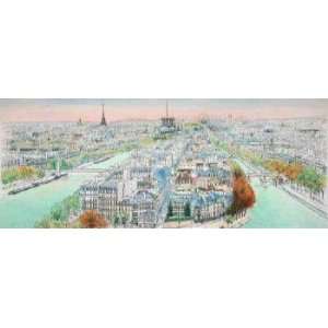  Paris, Panorama Vers Louest II by Rolf Rafflewski, 24x12 