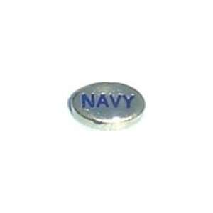  Navy Floating Charm for Heart Lockets Jewelry
