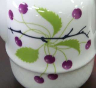Karlovarsky Porcelain 17 pc. CHERRY DESIGN Tea Set  