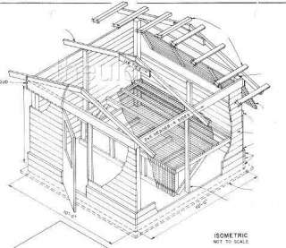 CHICKEN COOP PLANS EGG CANDLER HEN HOUSE FEED HATCHING  