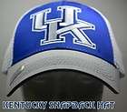 NCAA KENTUCKY WILDCATS SNAPBACK HAT, CAP, ADJUSTABLE, UK LOGO, BLUE 