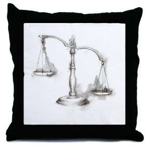  Scales of Justice Scales of justice Throw Pillow by 