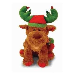 Animated Plush Singing Christmas Holiday Moose / Reindeer   Sings Its 