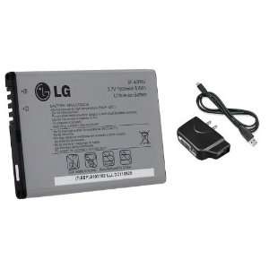  OEM LG Revolution VS910 Standard Battery with Wall Charger 