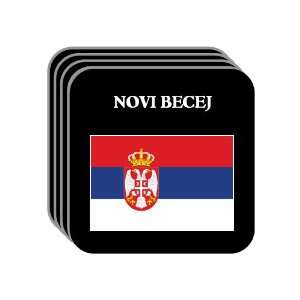  Serbia   NOVI BECEJ Set of 4 Mini Mousepad Coasters 