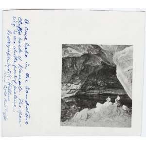  Reprint A cave lake in the sandstone cliffs back of Kanaib 
