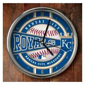  Kansas City Royals Chrome Wall Clock