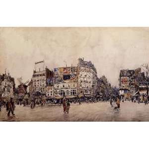   Rue Lepic as Seen from the Place Bl, By Boggs Frank 