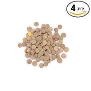 Spicy World American Lentils, 64 Ounce Pouches (Pack of 4)  