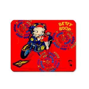  Betty Boop Lenticular Mousepad 7x8 , Animated Biker Girl 