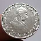 Hungary 1 Korona silver coin 1896 km#487  II