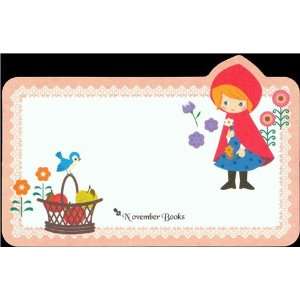  kawaii Little Red Riding Hood mini cards from Japan Toys 