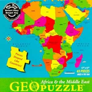  7 Pack GEOTOYS AFRICA GEOPUZZLE 