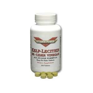 Kelp Lecithin, B 6 & Cider Vinegar  Size  100 Tablets 