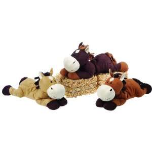  13 3 Assorted Color Laydown Suede Horses Case Pack 24 