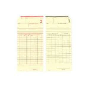  Monthly Time Card (Lathem 6000e)