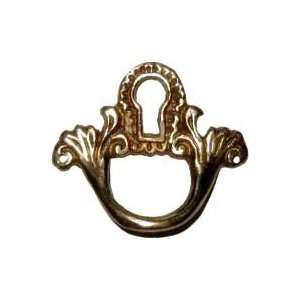  Brass Finger Pull with Keyhole