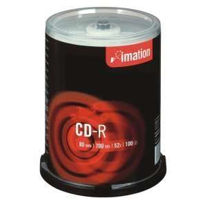  100 pack 48x CDR Spindle Imation Retail Packaging as 