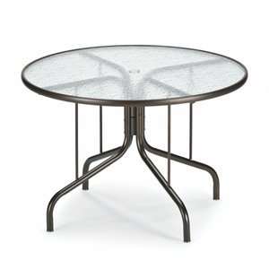  Telescope Casual 5238 Round Glass Outdoor Dining Table 
