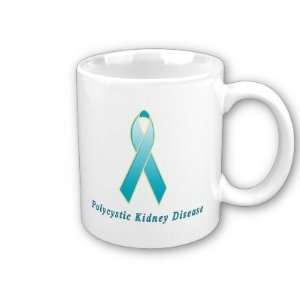  Polycystic Kidney Disease Awareness Ribbon Coffee Mug 