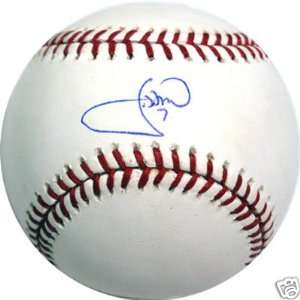  JD Drew Autographed Rawlings Official MLB Baseball Sports 