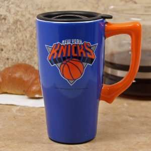  NBA New York Knicks 16oz. Ceramic Travel Tumbler w/Lid 