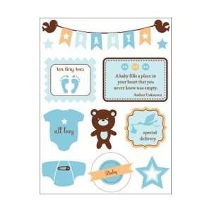 Making Memories Design Shop Stickers Baby Boy MM33387; 3 Items/Order 