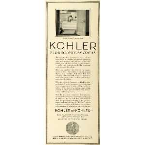 com 1920 Ad Kohler Viceroy Child Bath Bathtub Lavatory Sink Bathroom 