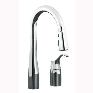 Kohler Model 649 Simplice Pull Down Secondary Sink Faucet   Polished 