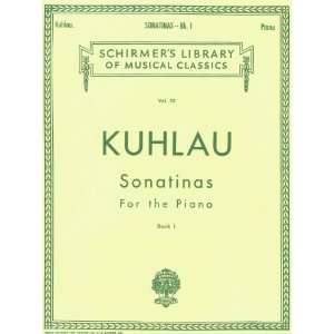 Kuhlau   Sonatinas Book 1, Schirmer ed.