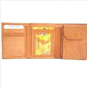  Kozmic 41 591 Leather Triifold Wallet Color Tan 